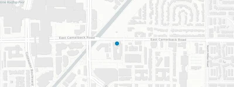 Map showing location of Cottontail Lounge at W Scottsdale