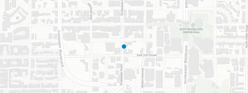 Map showing location of Rooftop at STK Scottsdale