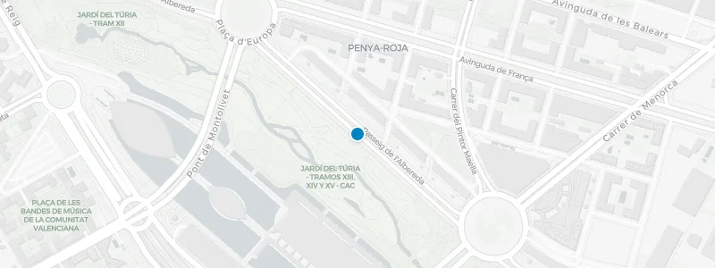 Map showing location of La Terracita del Palace