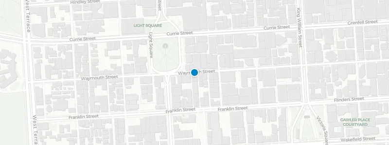 Map showing location of The Gallery