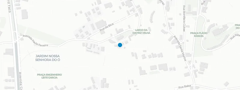 Map showing location of Oh Freguês