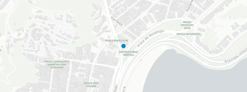 Map showing location of The Rooftop at Yoo2 Rio de Janeiro