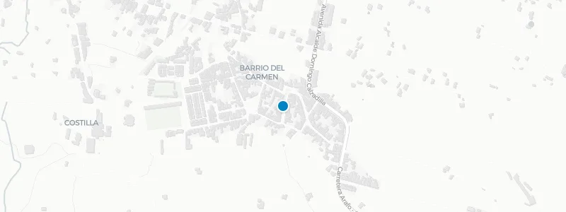 Map showing location of Azotea del 31