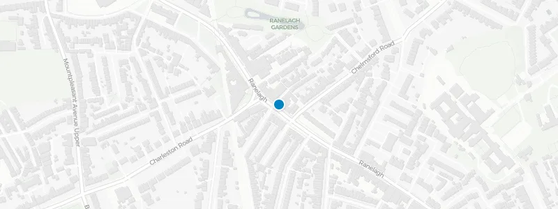 Map showing location of The Taphouse