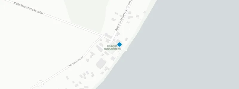 Map showing location of La Sirena