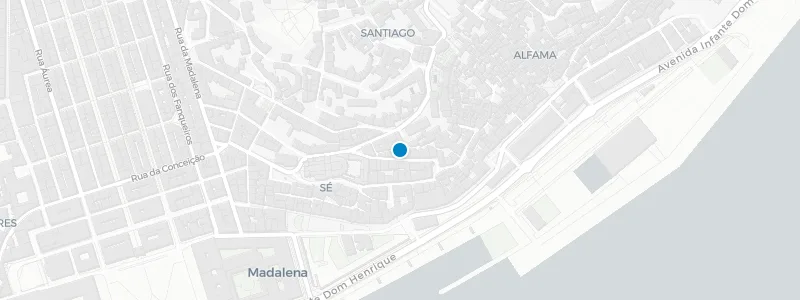 Map showing location of Memmo Alfama - Wine Bar & Terrace