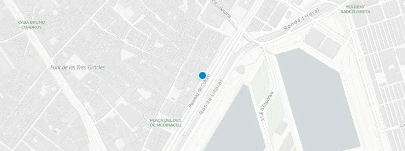 Map showing location of La Terrassa del Duquesa
