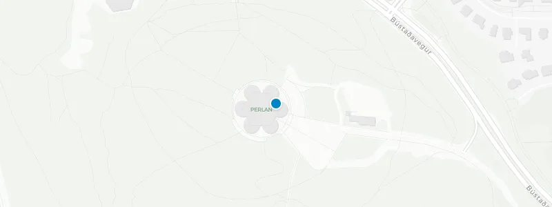 Map showing location of Perlan Restaurant
