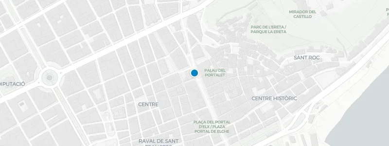 Map showing location of Restaurante Convistas