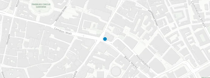 Map showing location of SushiSamba London Heron Tower
