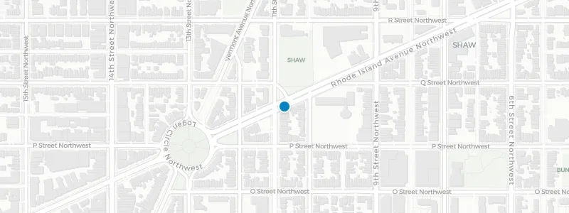 Map showing location of Hush Rooftop Bar