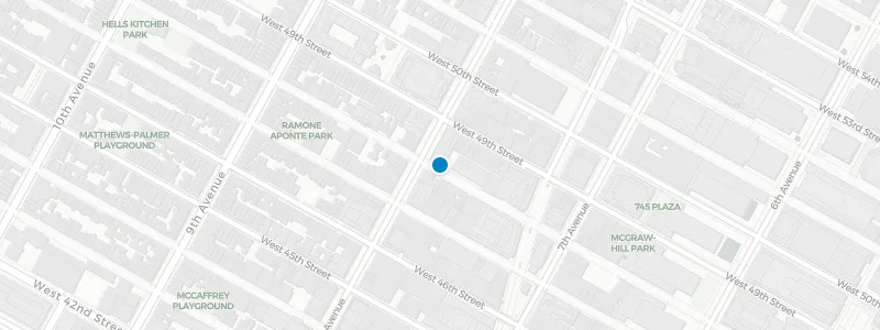 Map showing location of The Attic