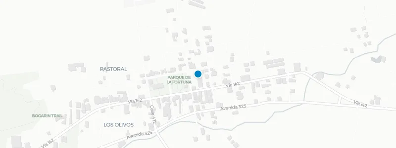 Map showing location of The Springs Resort & Spa at Arenal