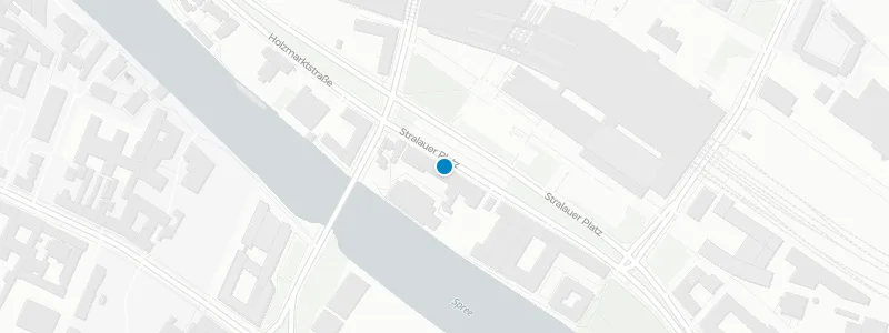 Map showing location of East Side Rooftop Bar