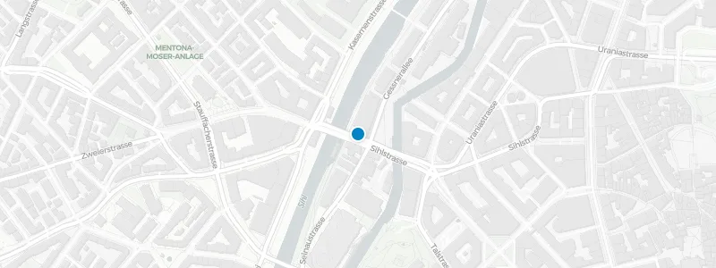 Map showing location of George Bar & Grill