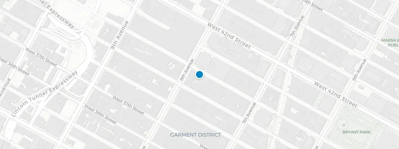 Map showing location of Castell Rooftop Lounge
