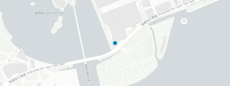 Map showing location of Mandarin Oriental, Macau