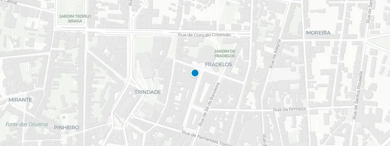 Map showing location of 17º Restaurante & Bar