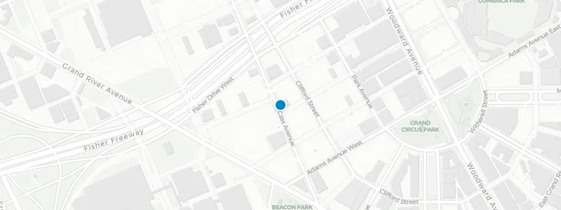 Map showing location of Bookies Bar & Grille