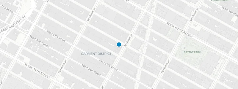 Map showing location of THE SKYLARK
