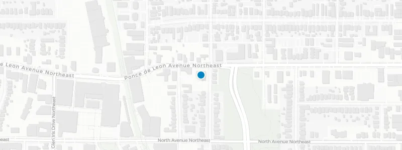Map showing location of Hotel Clermont Rooftop