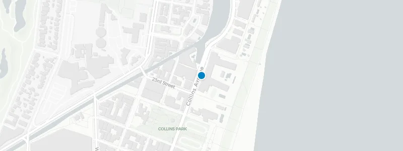 Map showing location of 1 Hotel South Beach