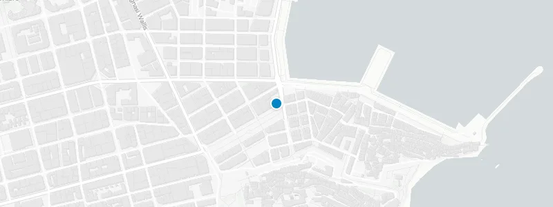 Map showing location of Montesol Experimental Rooftop Bar