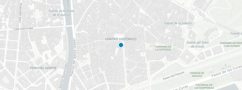 Map showing location of La Terraza de Larios