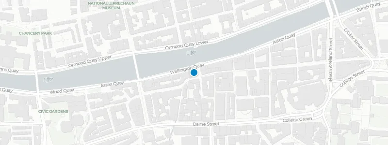 Map showing location of Fitzsimons Bar & Roof Garden