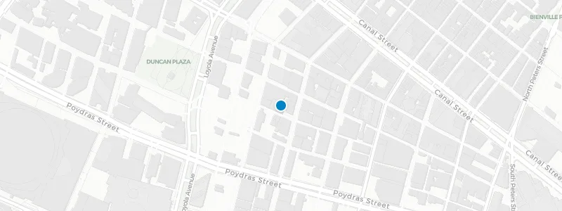 Map showing location of Above the Grid at NOPSI Hotel