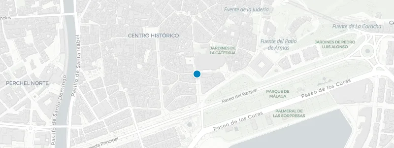 Map showing location of La Terraza Molina Lario
