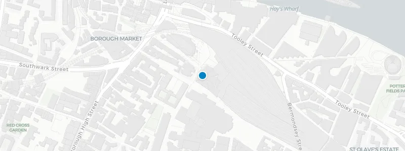 Map showing location of Shangri-La Hotel, At The Shard, London