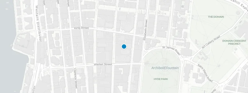 Map showing location of Babylon Rooftop