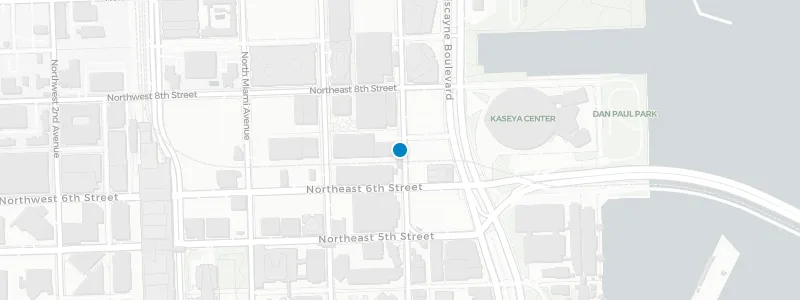 Map showing location of Juvia Miami