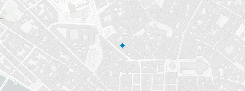 Map showing location of Aria Rooftop