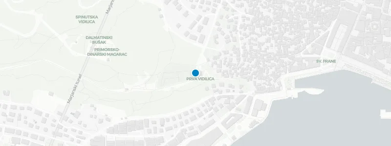 Map showing location of Teraca Vidilica