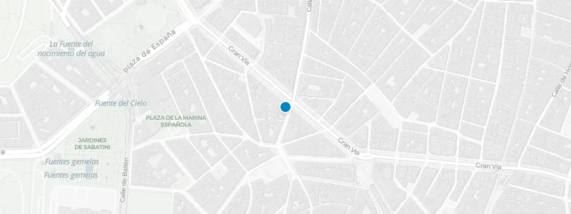 Map showing location of La Terraza de Hotel Emperador