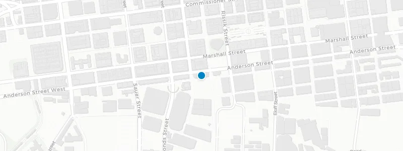 Map showing location of Sky Lounge