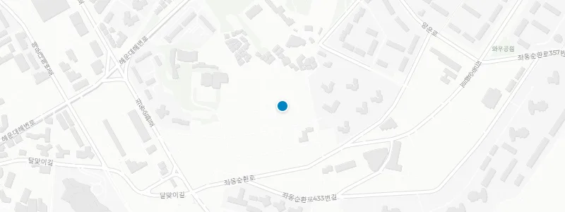 Map showing location of Paradise Hotel Busan