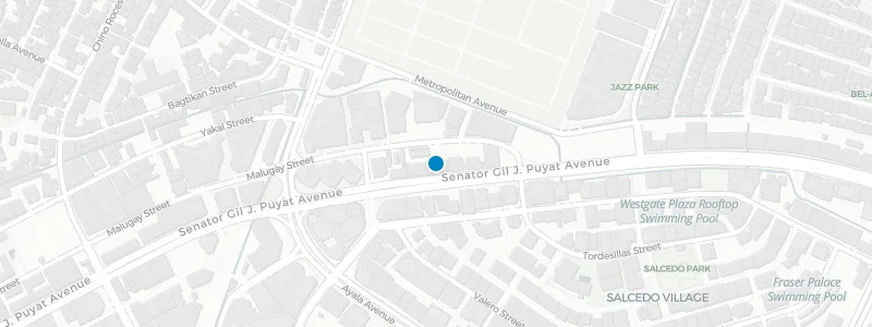 Map showing location of Firefly Roofdeck Restaurant