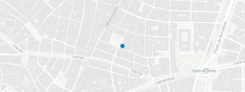 Map showing location of La Terraza de Óscar