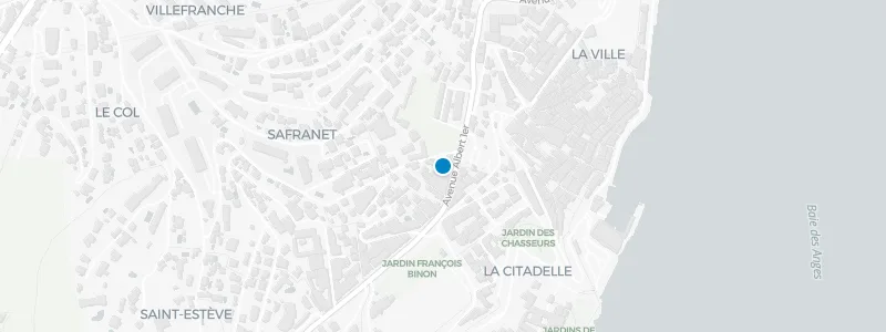 Map showing location of Ancora