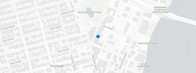 Map showing location of Hoptinger Bier Garden & Sausage House