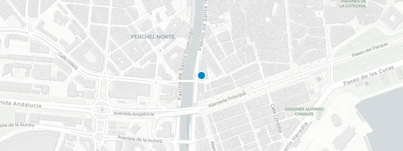 Map showing location of H10 Croma Rooftop Bar