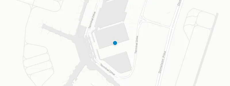 Map showing location of BNA Sky Pavilion