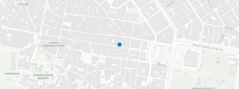 Map showing location of Ermou 18 Beyond the Horizon