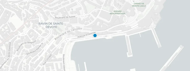 Map showing location of La Môme Monte-Carlo