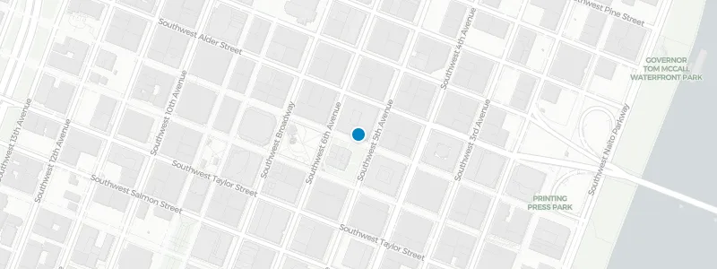 Map showing location of Departure Restaurant + Lounge