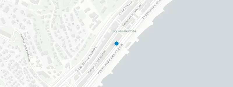 Map showing location of Calade Rooftop Restaurant
