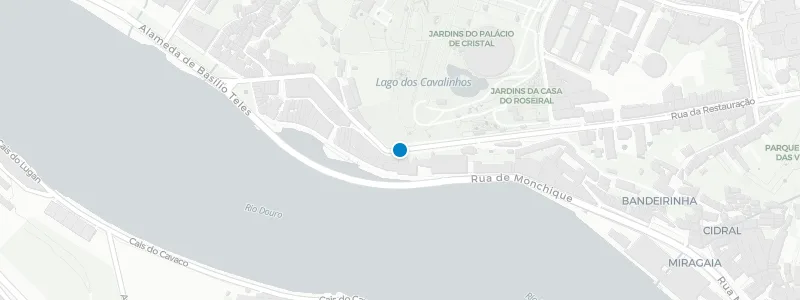 Map showing location of Miradouro Ignez